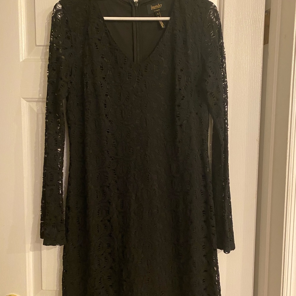 Little black lace dress